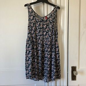 H&M Divided Floral Babydoll Tank Dress